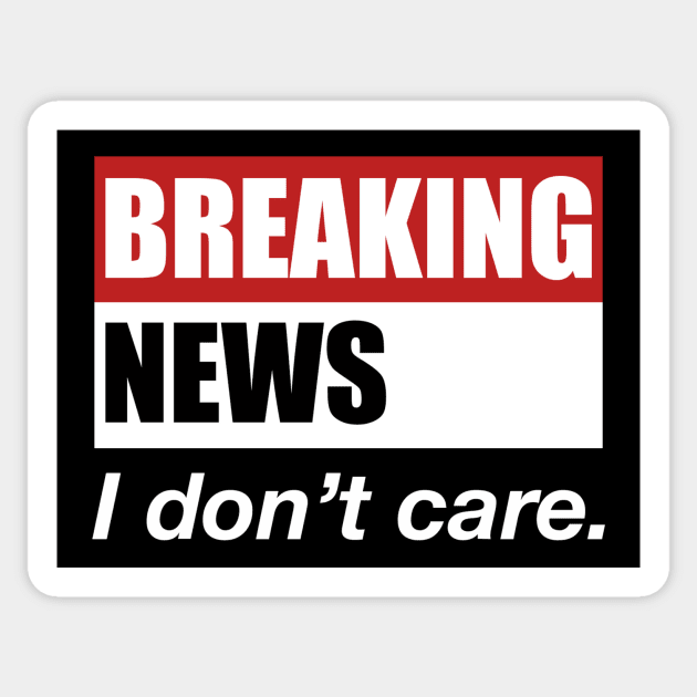 BREAKING NEWS Sticker by Existential's Store